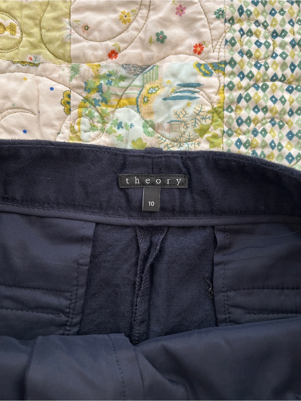 Theory Virgin Wool Blend Mini Skirt Size 10